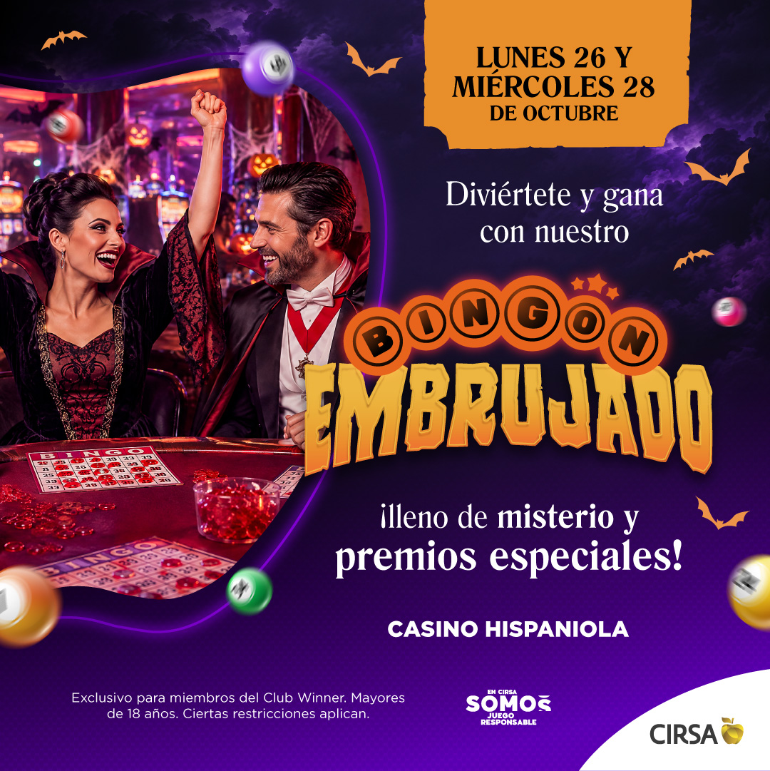 Web Hispaniola octubre 2026 Bingon Embrujado