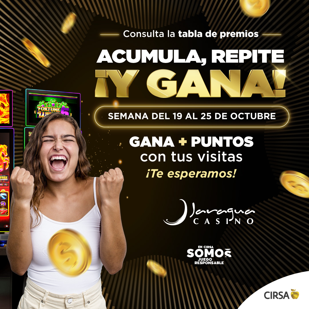 Web Jaragua octubre 2026 Acumula Repite y Gana