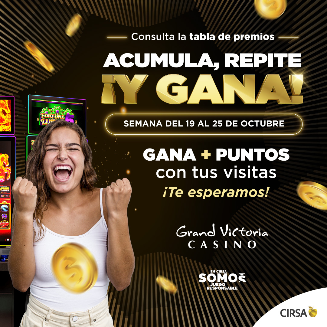 Web Victoria octubre 2026 Acumula Repite y Gana